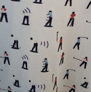 TAILORBYRD MEN'S PERFORMANCE ALL OVER PRINT GOLFER GOLF POLO SHIRT L NEON LOGO